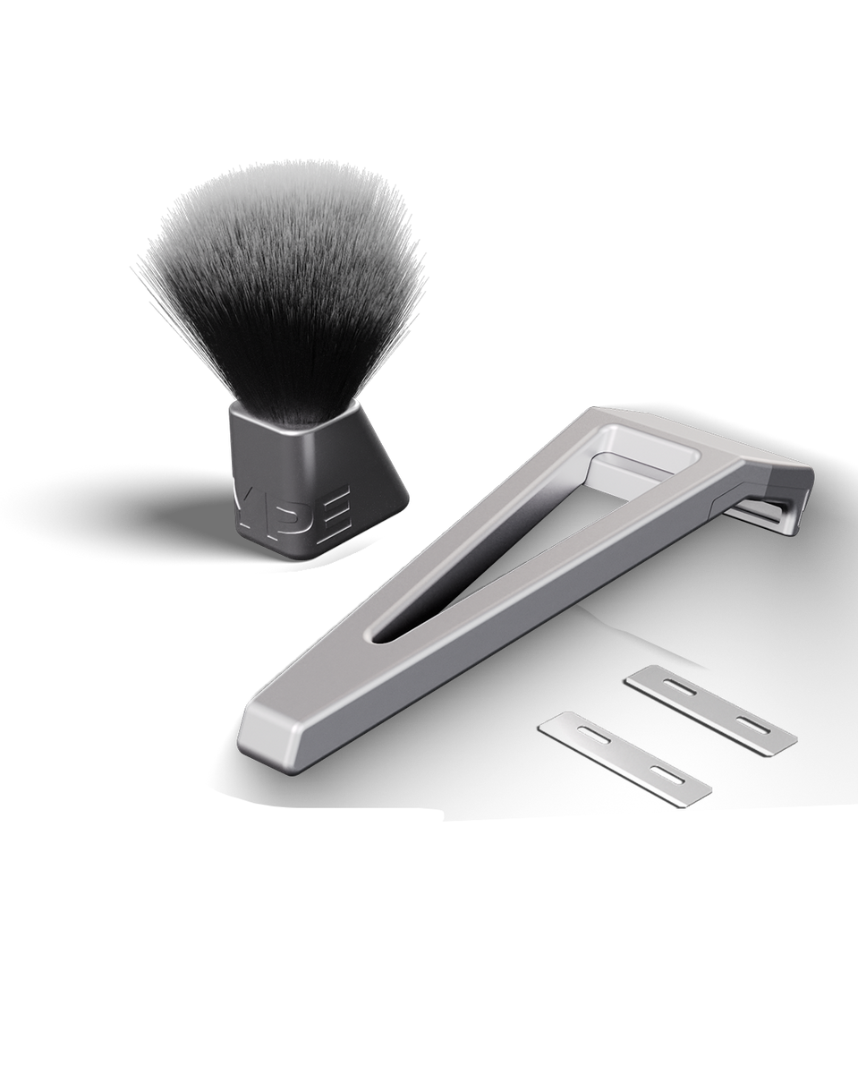 たろう Super_Lather_Set_Silver_Clear_